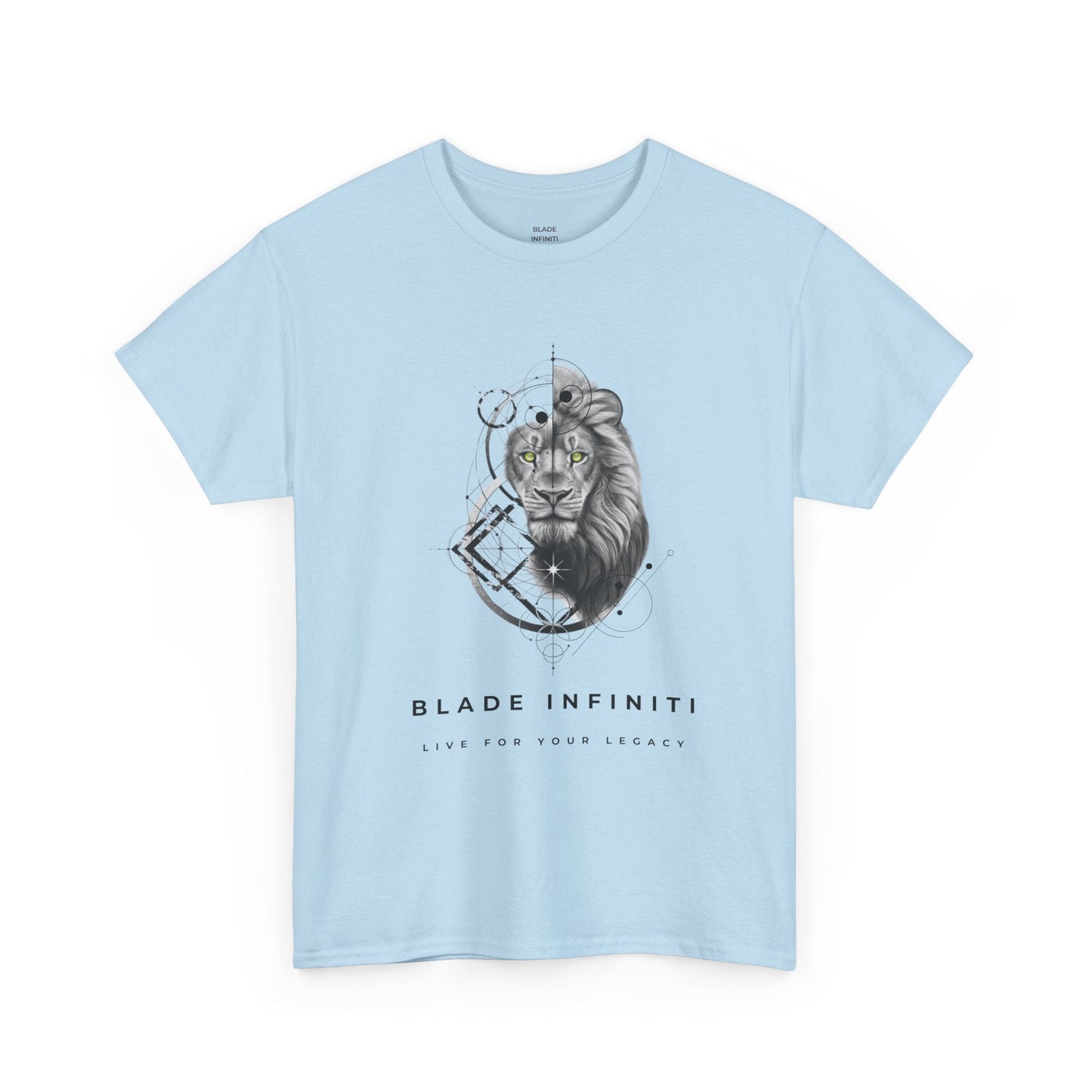 Geometric King Black Version 4 TX Lion T-Shirt