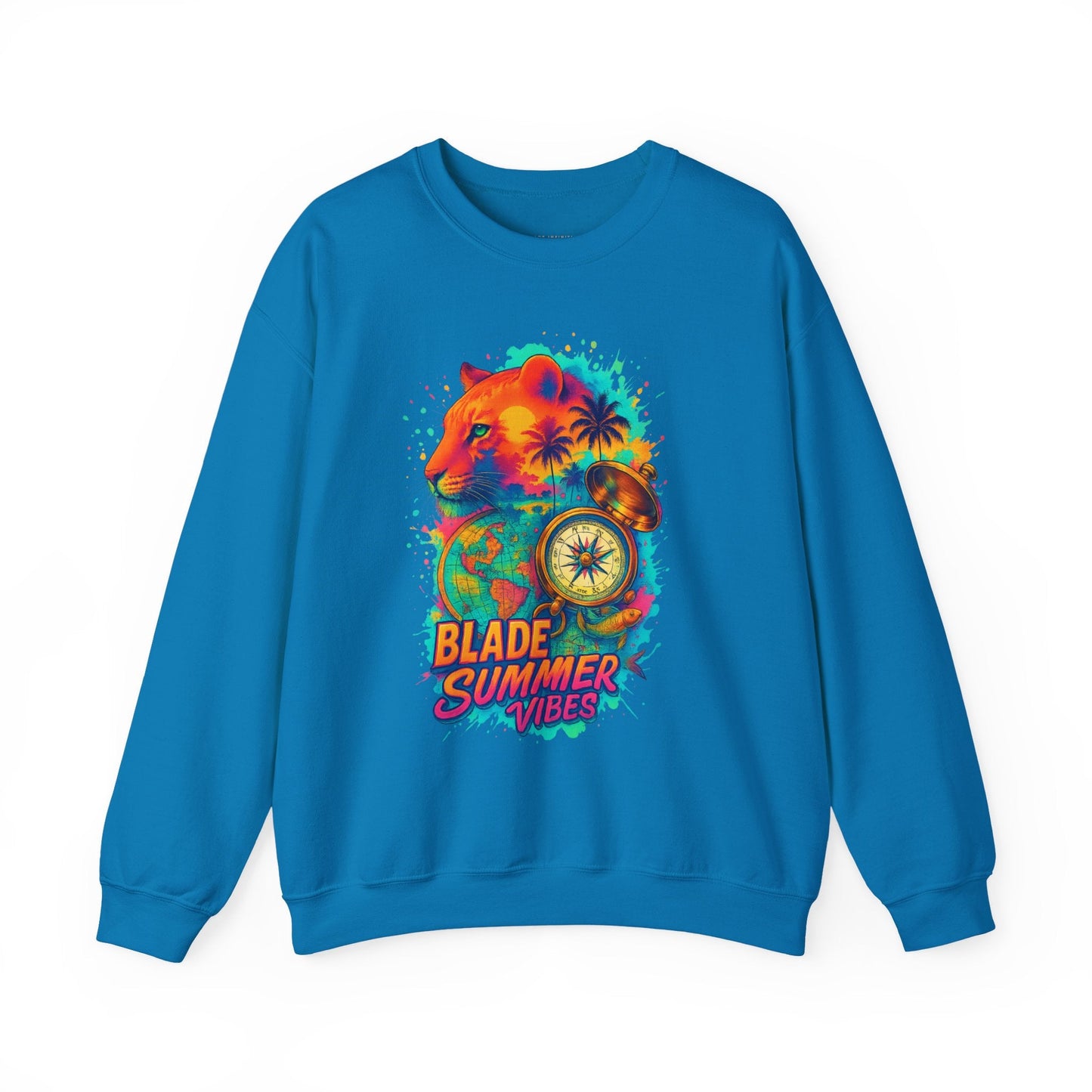 Primal Palms V1 Lion Unisex Crewneck Sweater