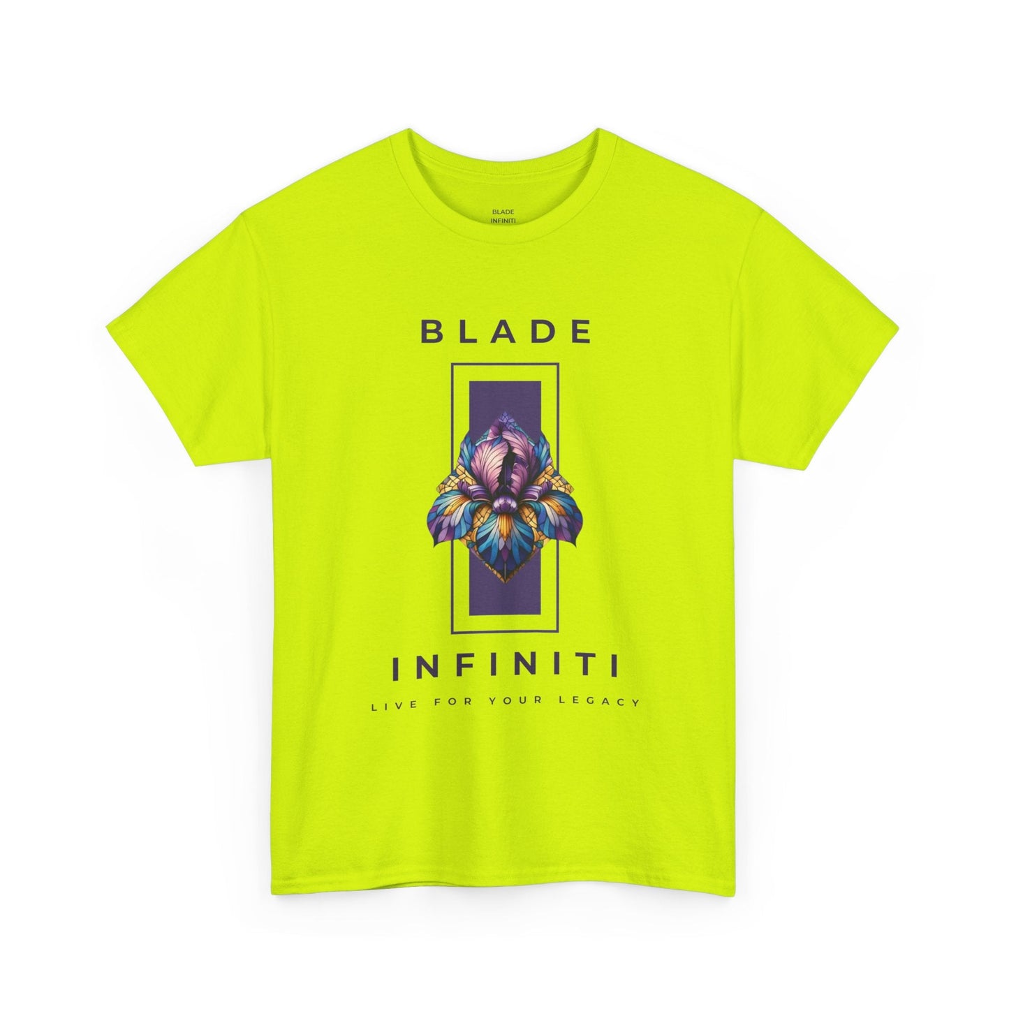 Essence of Infiniti Purple/Yellow/Teal Floral T-Shirt