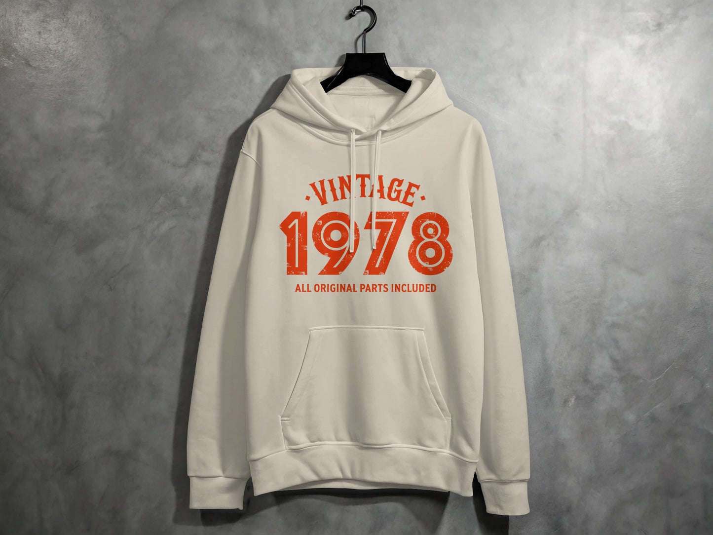Vintage 1978 All Original Parts Included Design Hoodie