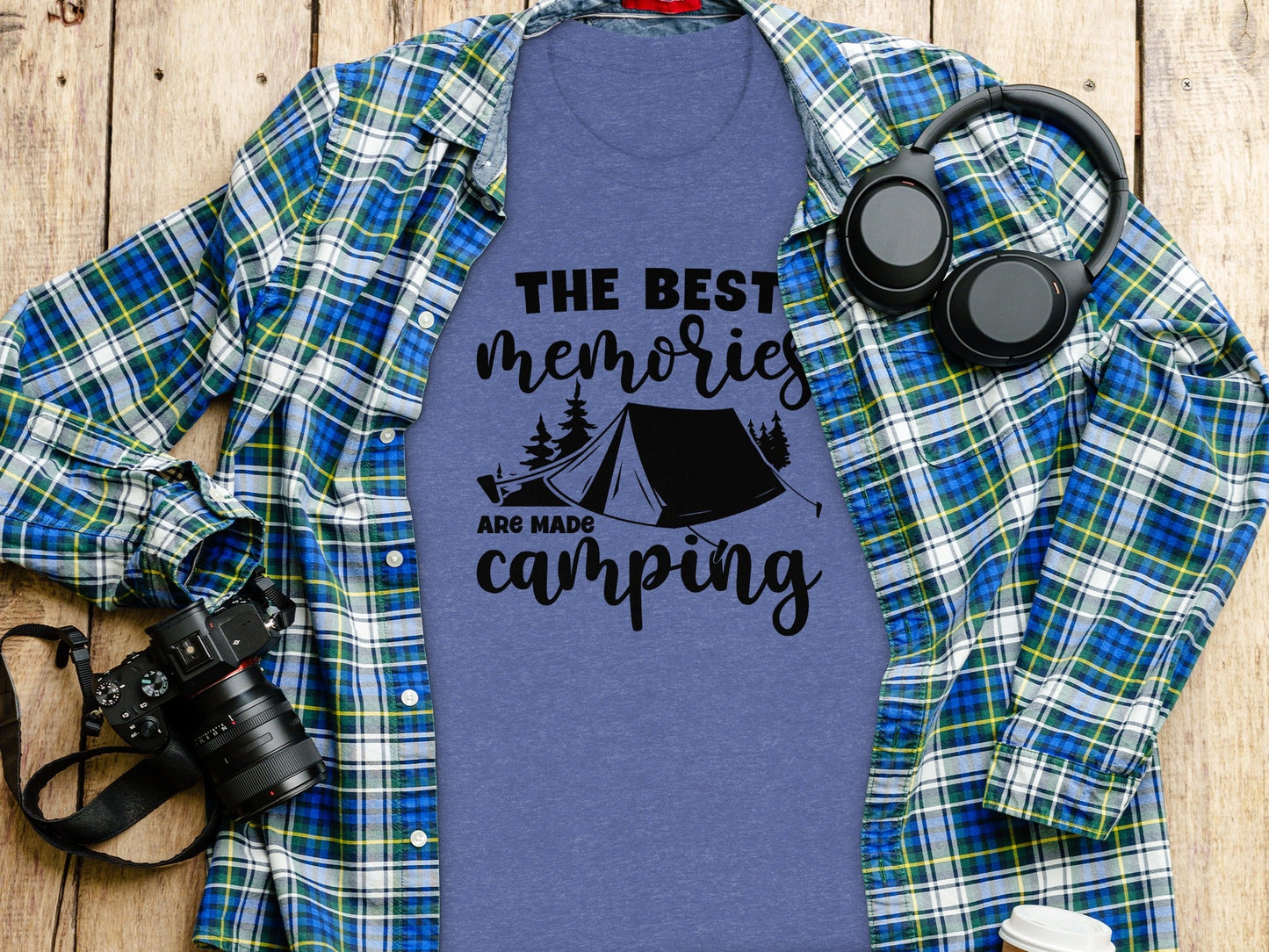 The Best Memories Are Made Camping Outdoors T-Shirt