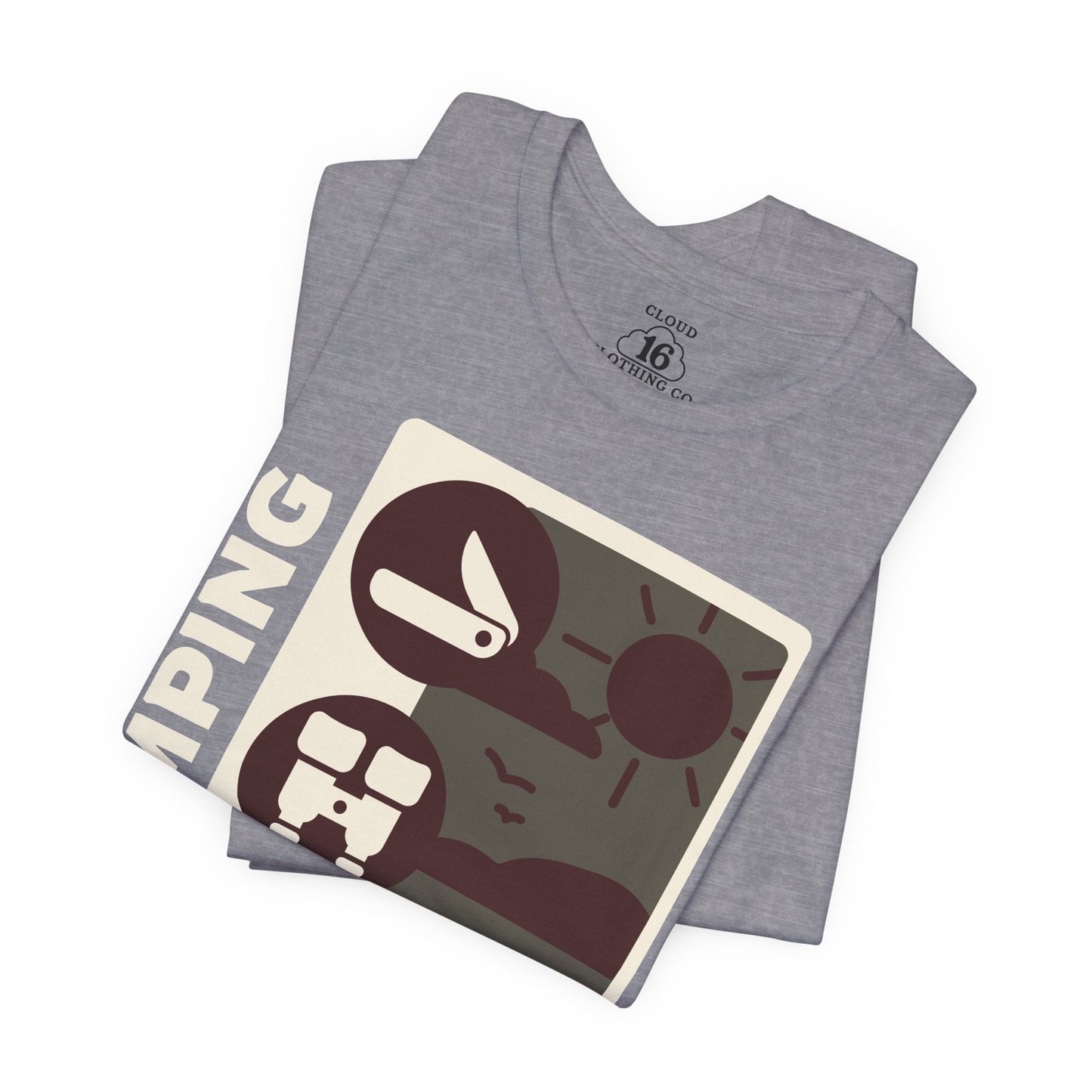 Adventure Awaits Camping T-Shirt - Unisex Outdoor Nature Lover Tee
