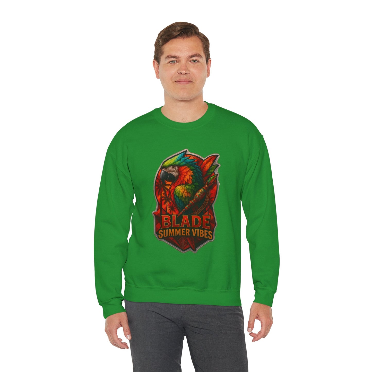 Aztec Parrot Unisex Crewneck Sweater