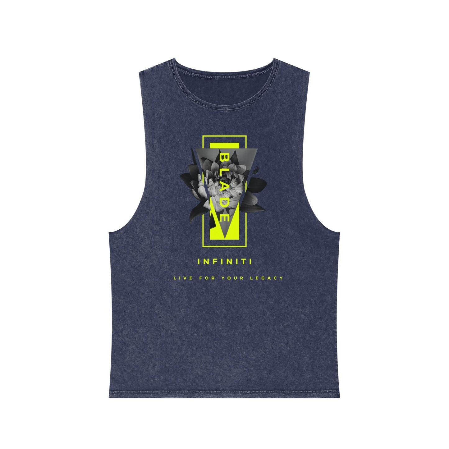 Flora Essence Neon Green Floral Tank Top