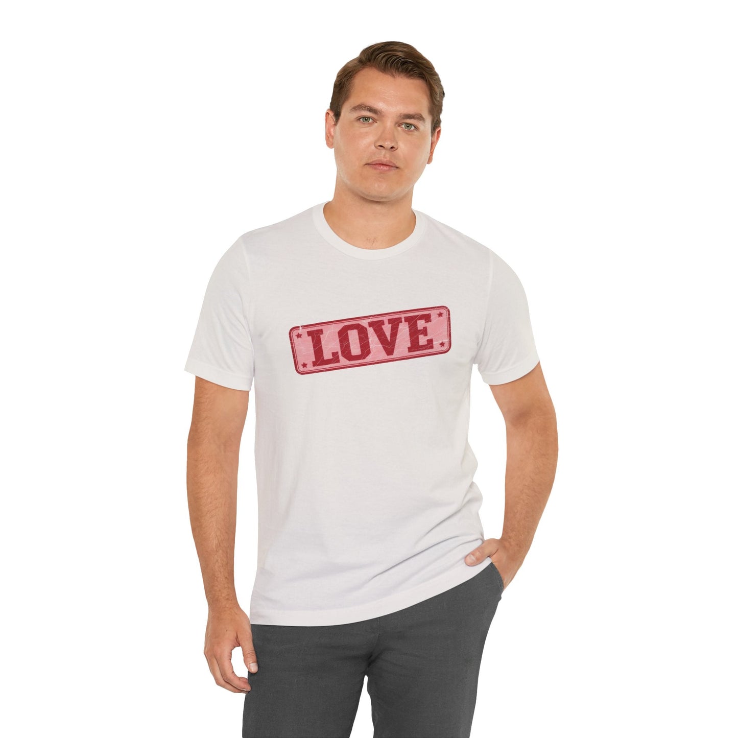 Love T-Shirt - Vintage Distressed Love Graphic Tee