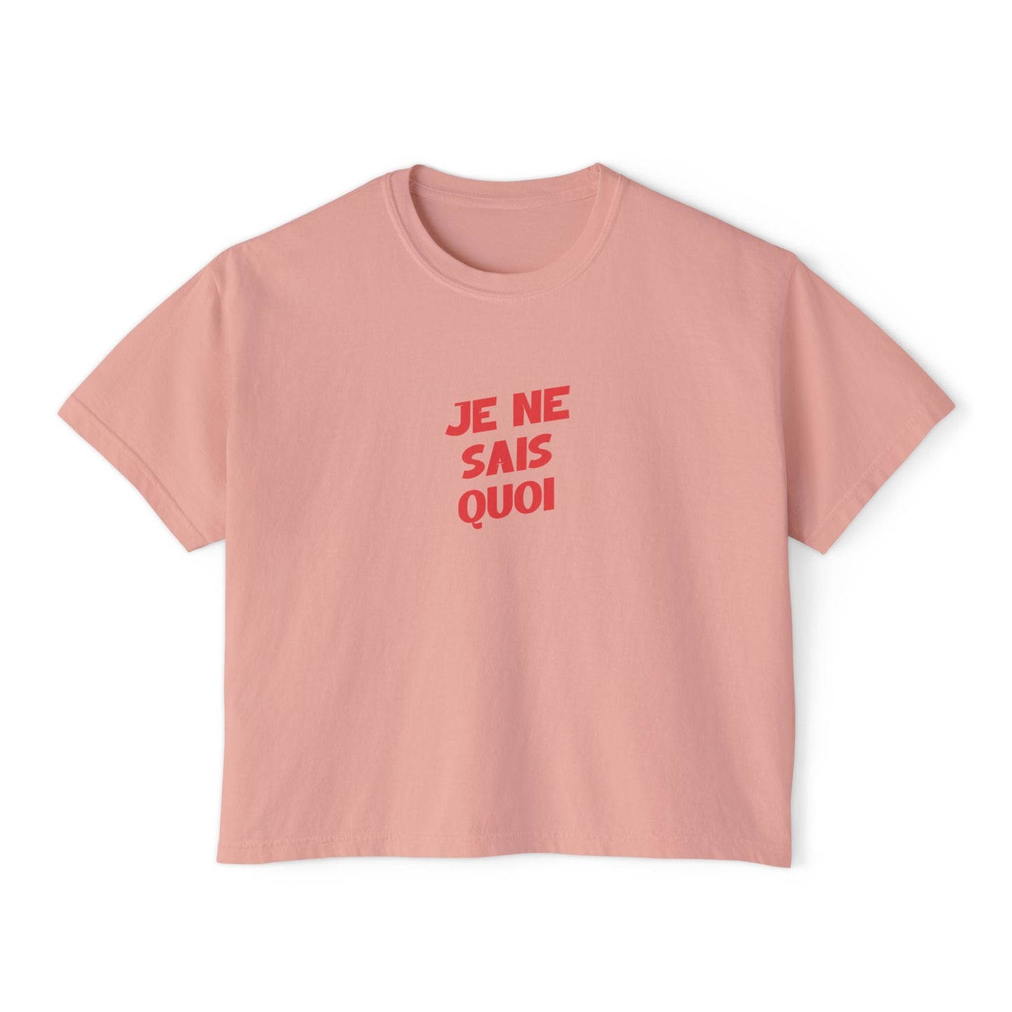 Bold 'Je Ne Sais Quoi 'Women's Boxy Tee