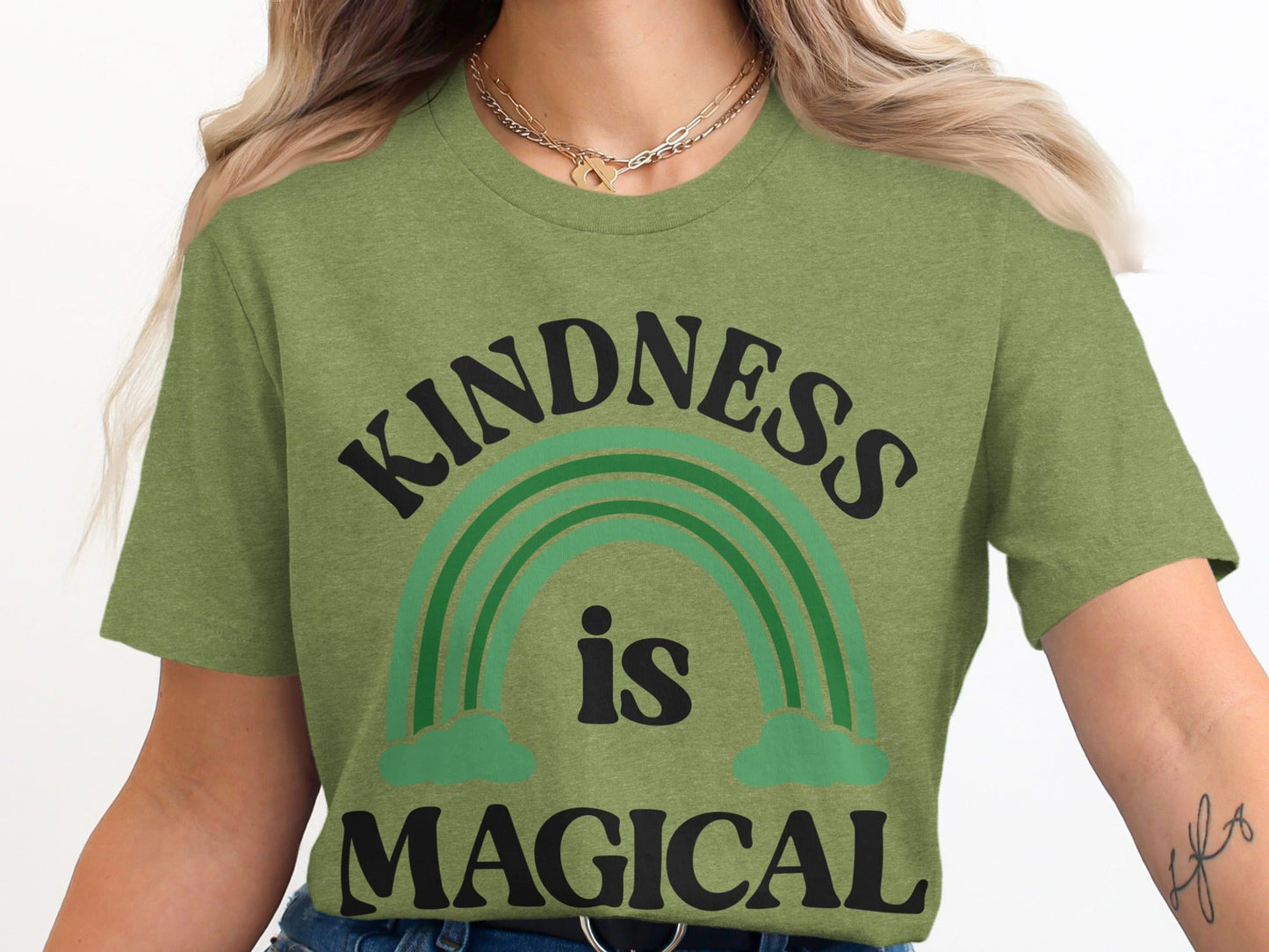 Kindness Is Magical Statement Fashion Graphic T-Shirt