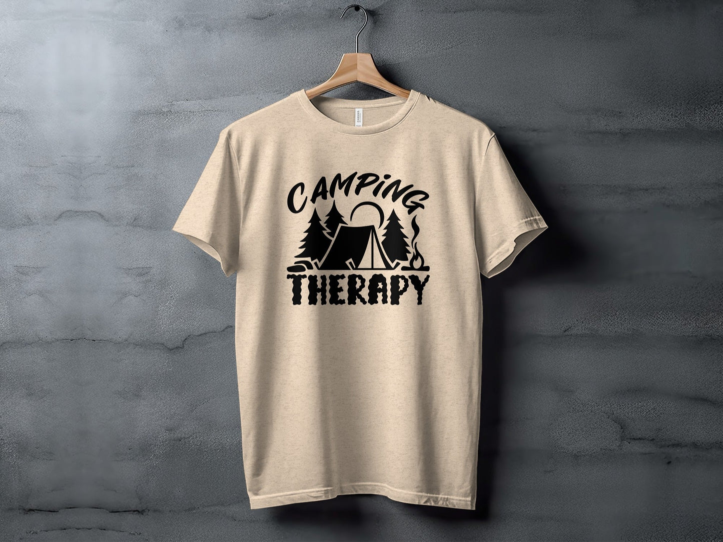 Camping Therapy Nature Adventure Outdoor Camping T-Shirt