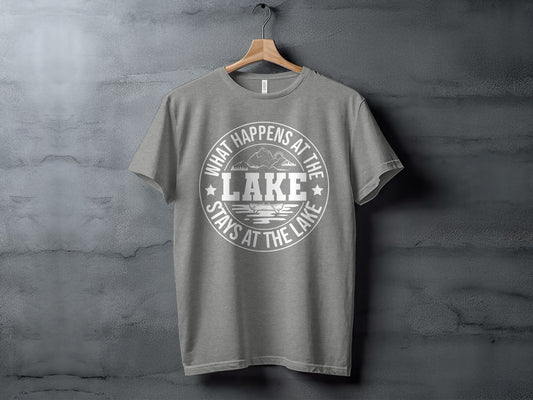 What Happens At The Lake Stays At The Lake Graphic T-Shirt