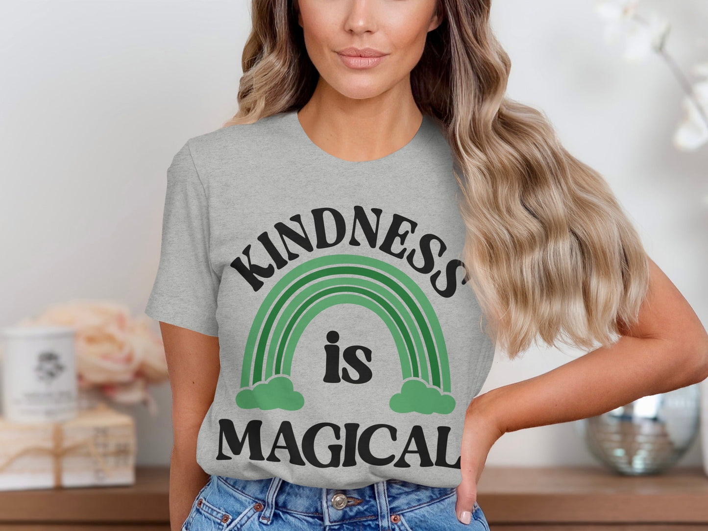 Kindness Is Magical Statement Fashion Graphic T-Shirt
