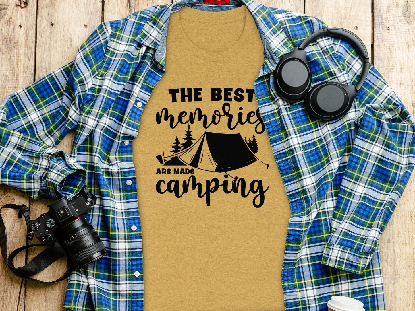 The Best Memories Are Made Camping Outdoors T-Shirt