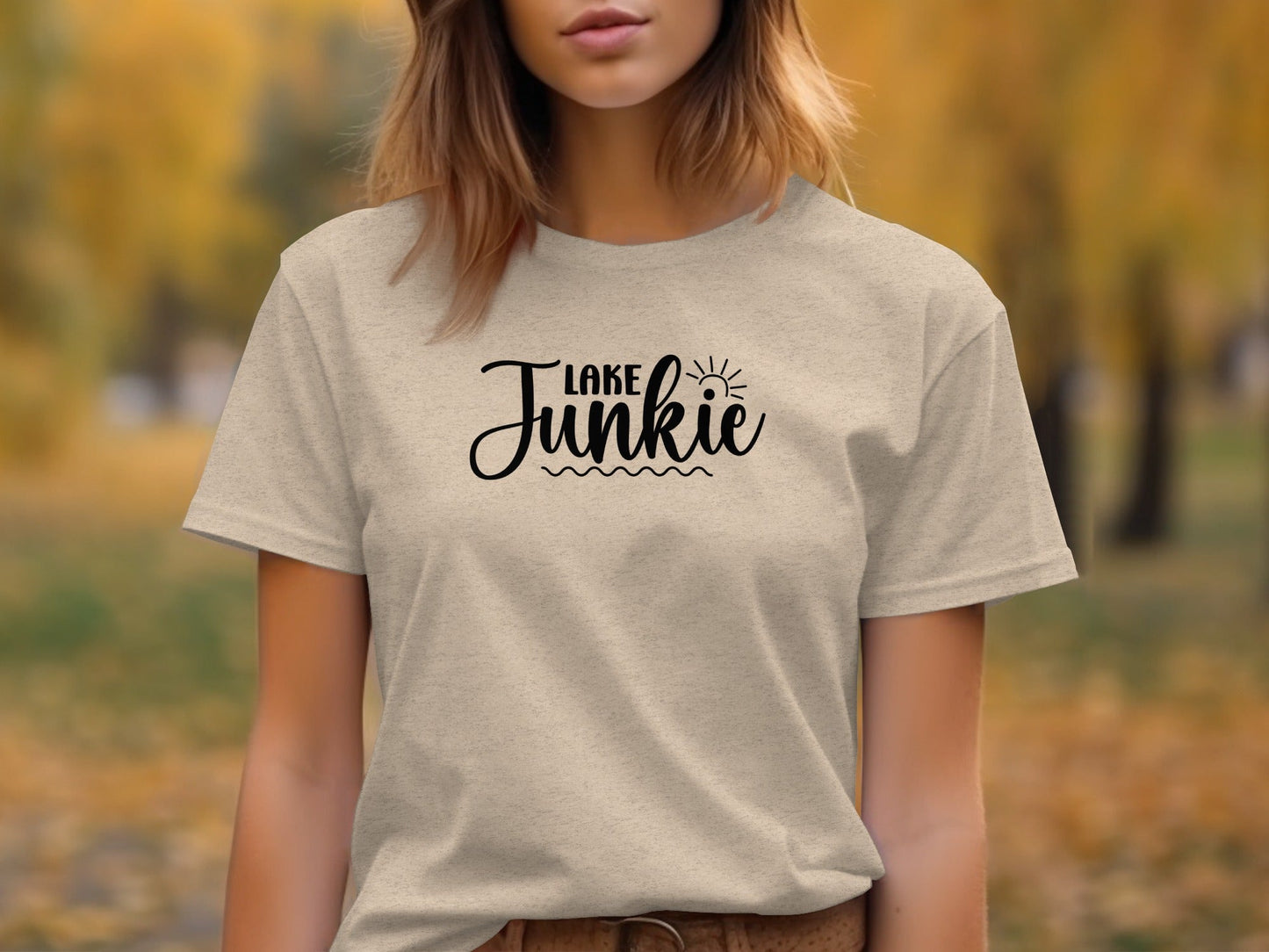 Lake Junkie Graphic for Lovers of Water Activities T-Shirt