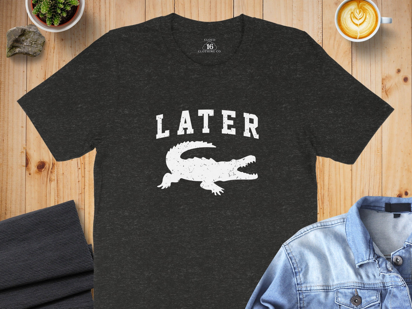 Later Alligator Crocodile Funny Sarcastic Phrase T-Shirt