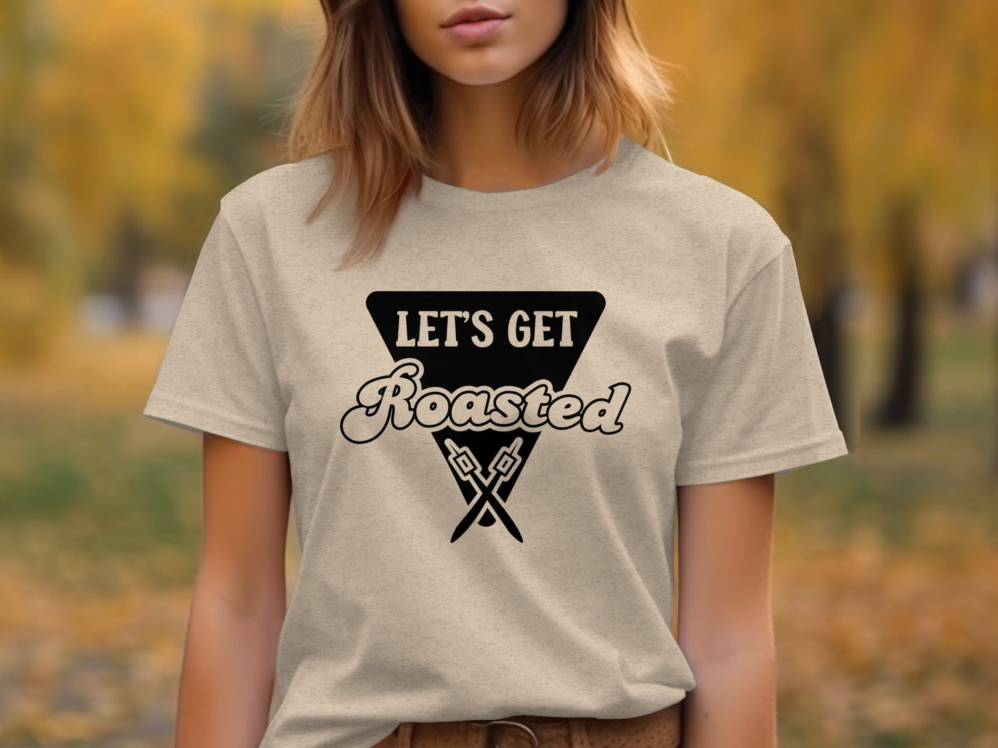 Let's Get Roasted Marshmallow Roasting Sticks T-Shirt