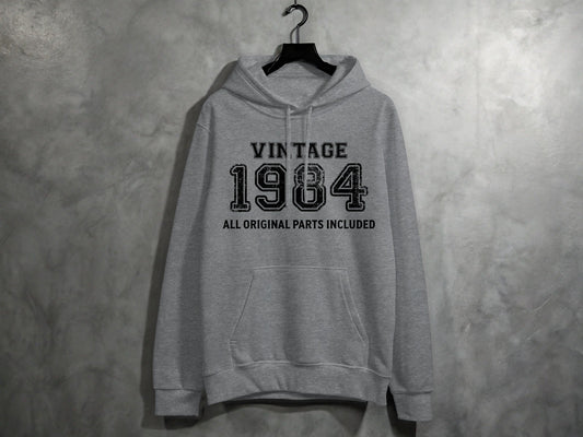 Vintage 1984 All Original Parts Included Design Hoodie
