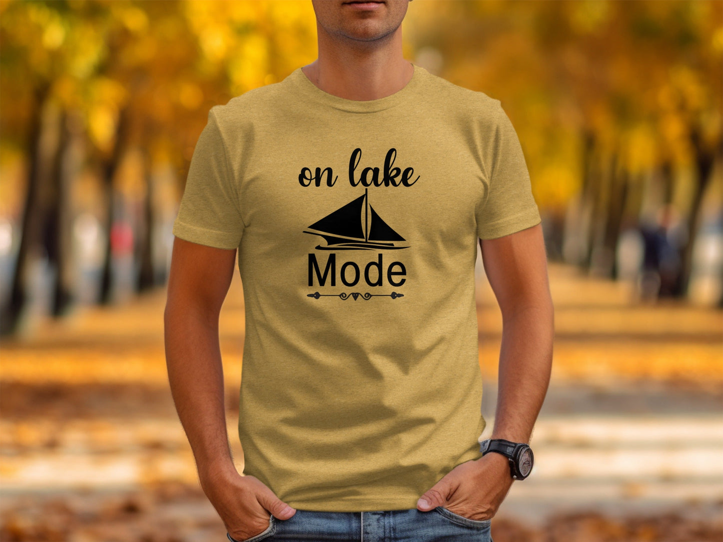 On Lake Mode Boat Vacation Summer Holiday Trip T-Shirt
