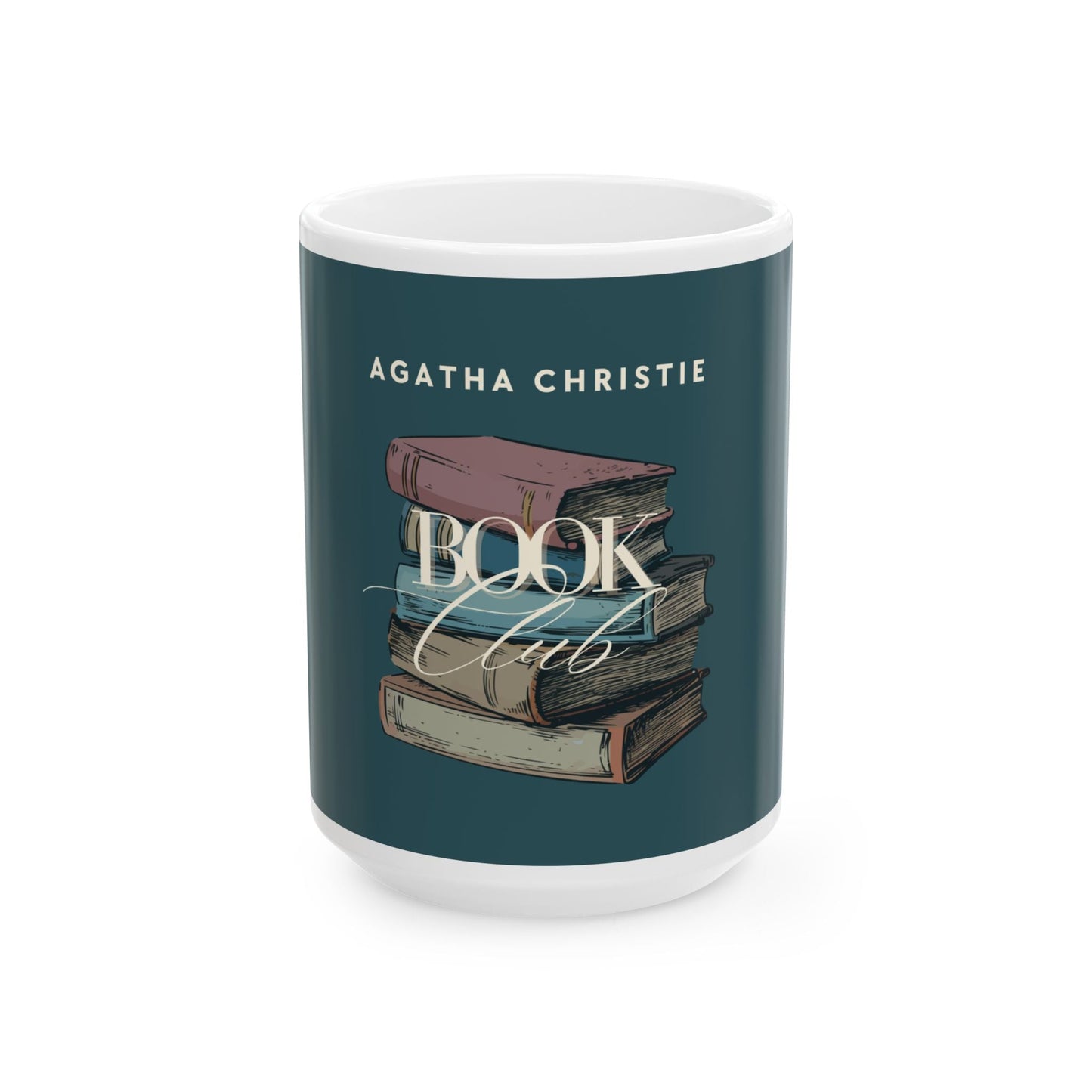 Agatha Christie Book Club Ceramic Mug, Bookish Gift