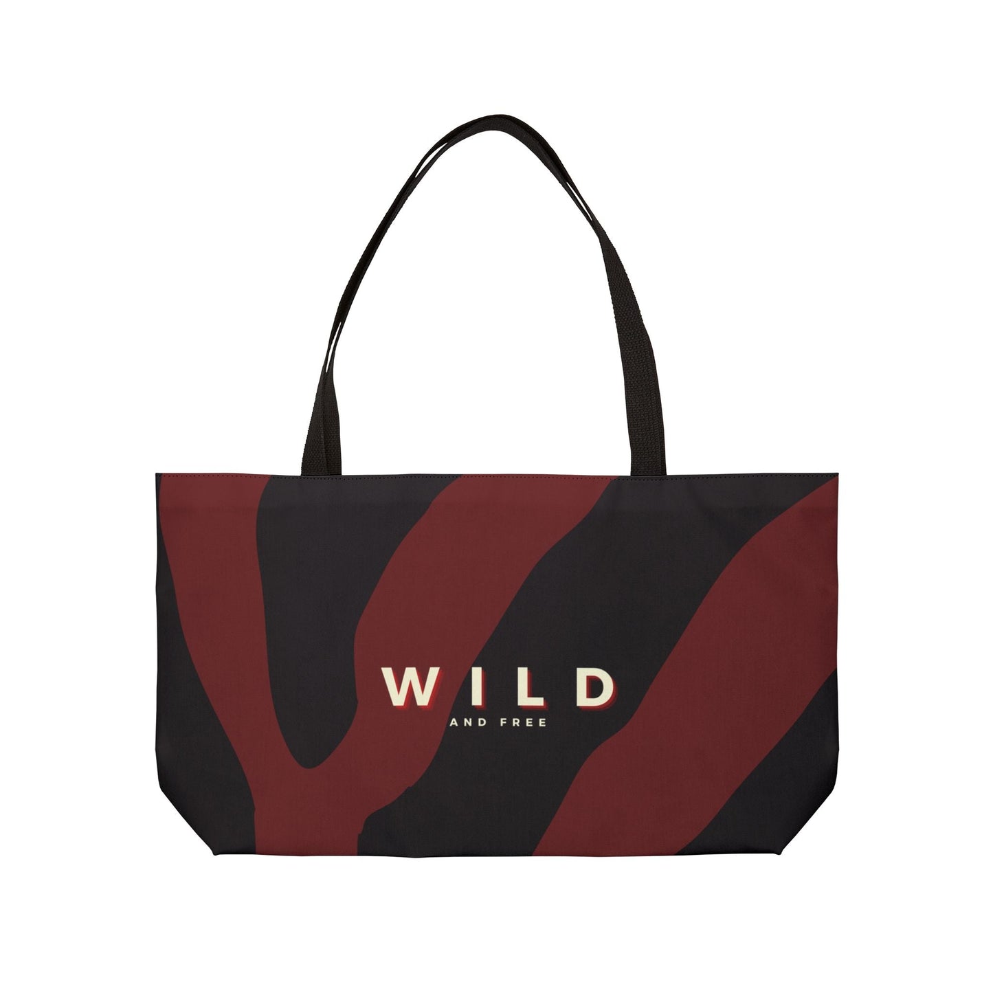 Animal Print Weekender Tote Bag, Stylish Travel