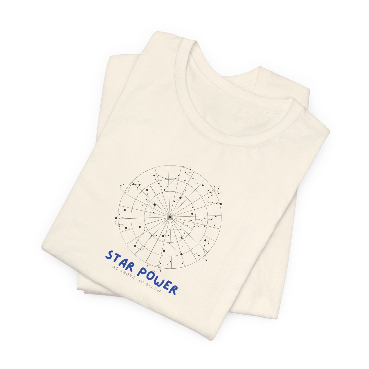 Astrology Tee, Star Power, Yogawear