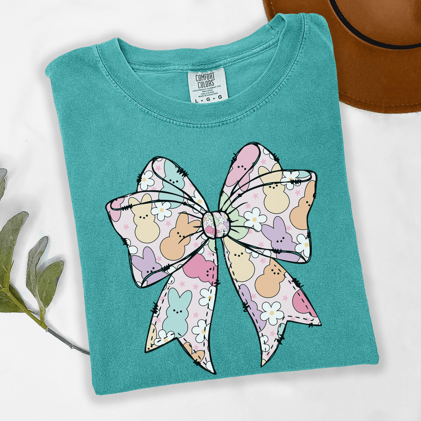 Peeps Bunny Easter Bow  Graphic T-Shirt