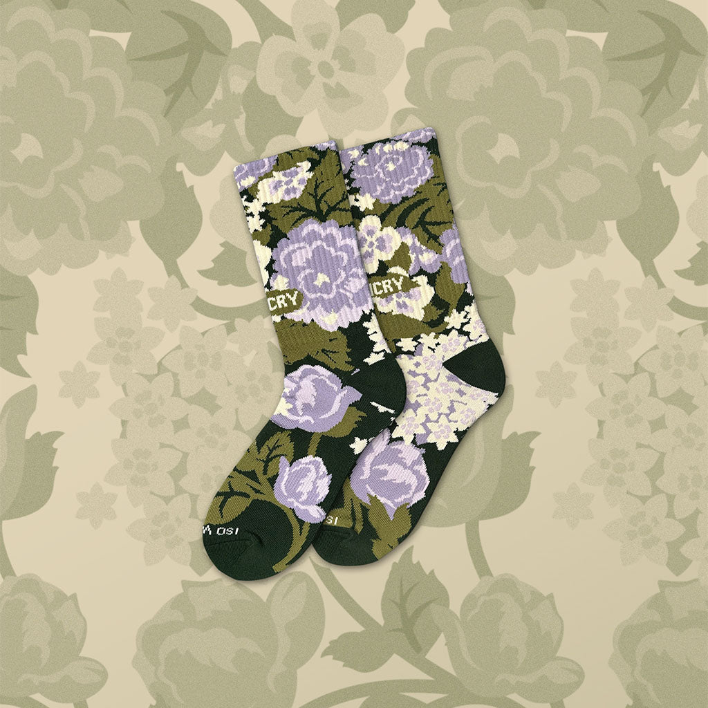 Floral  –  Deep Green