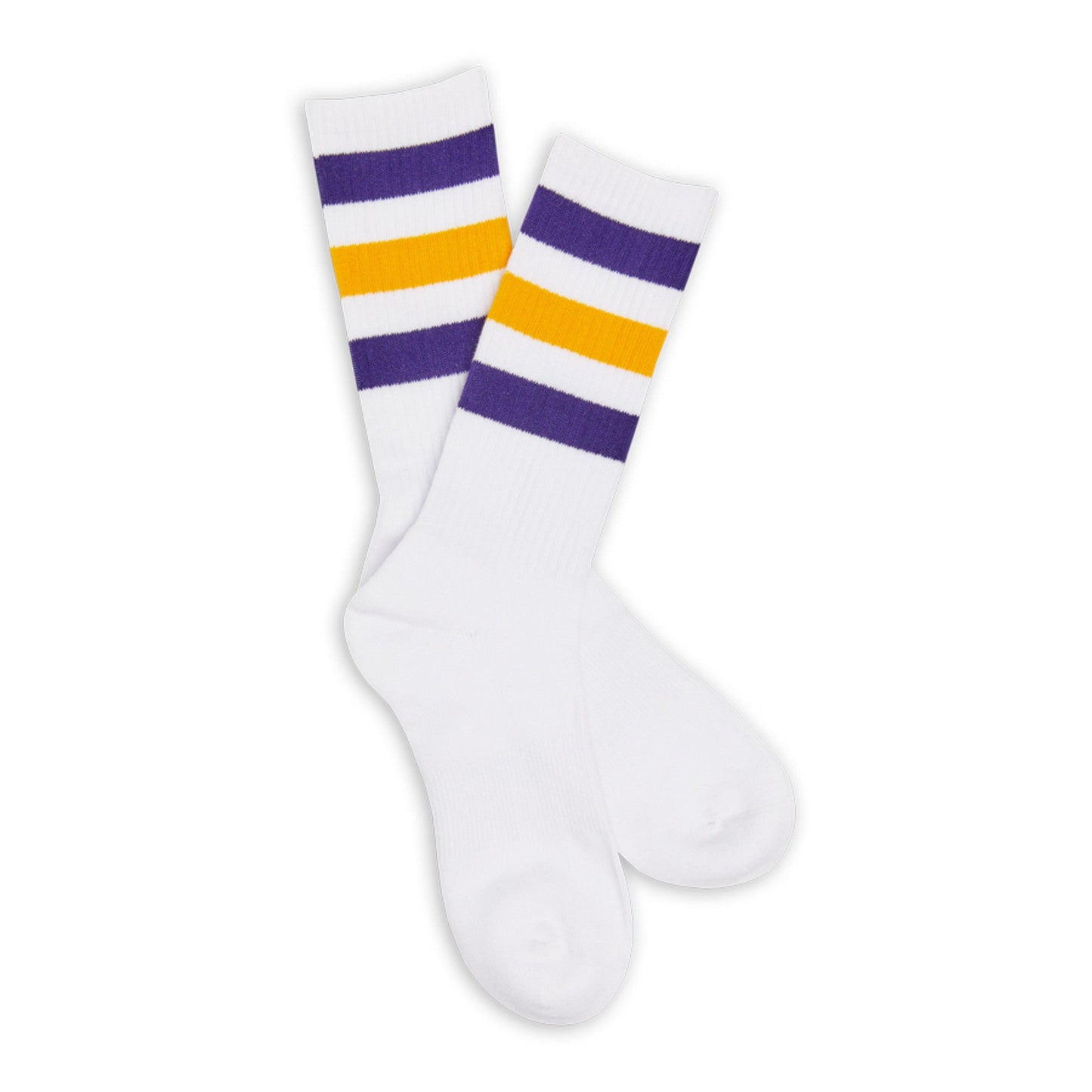 Purple / Gold Mixed Socks 4 Pack -A