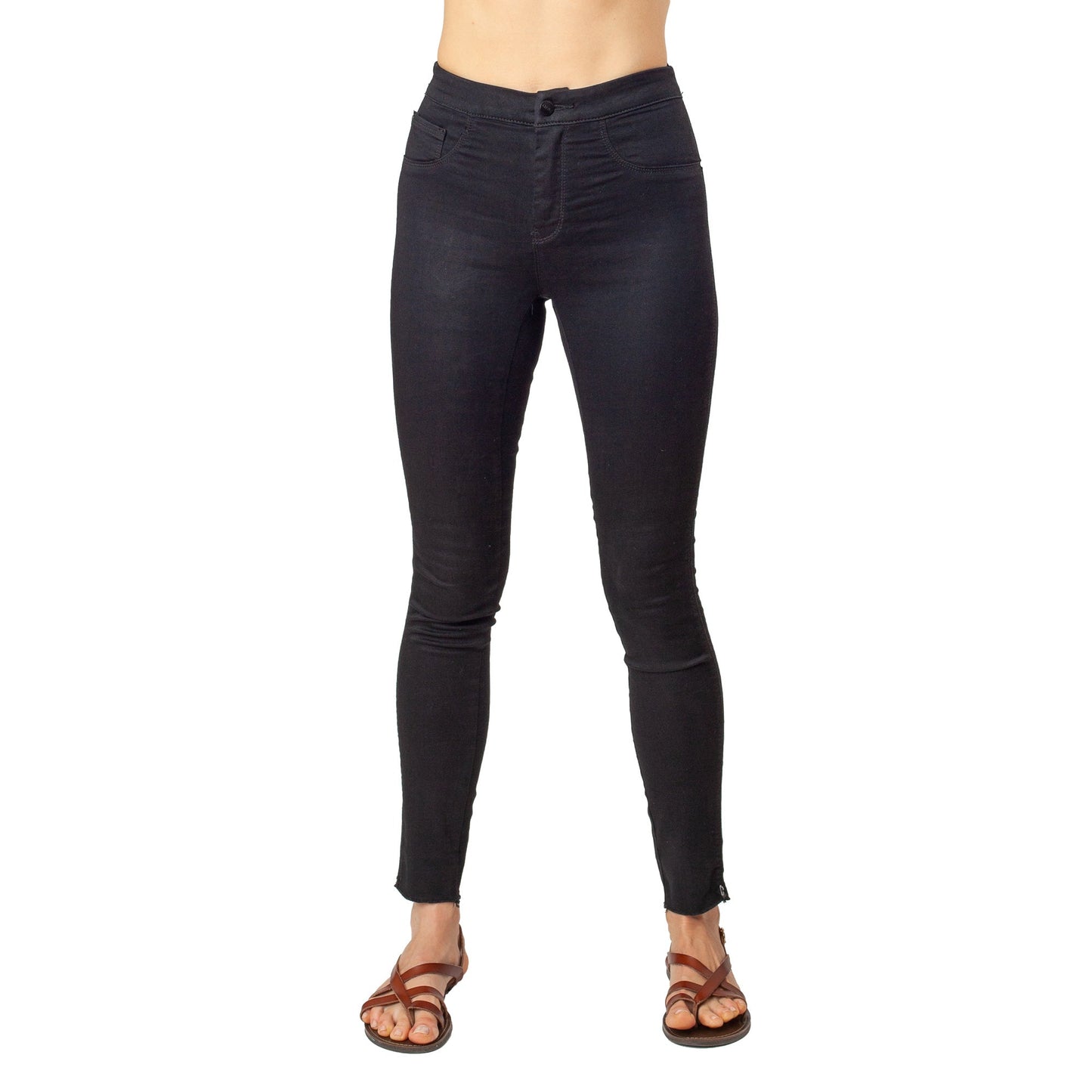 Jet Black Jeans Basic Signature Style