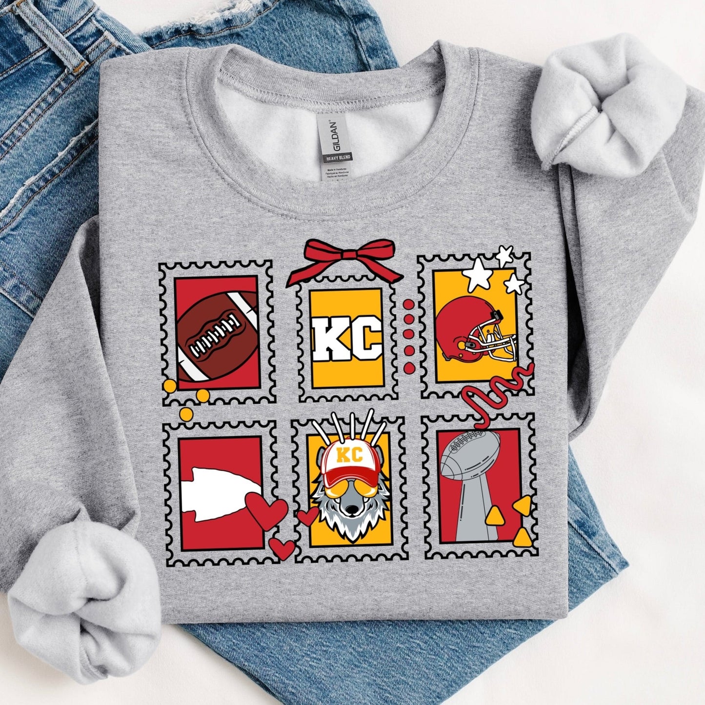 KC stamps clear film screen print