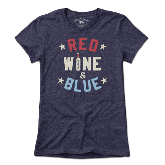 Red Wine and Blue USA T-Shirt