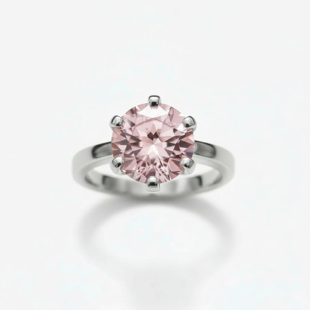 Circle of Life Ring<br>Round Portuguese Cut • 10mm