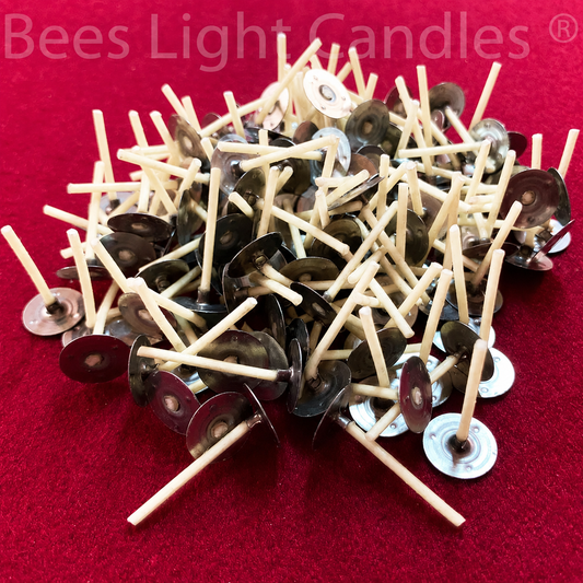Tealight Cotton Wicks Beeswax Coated USA MADE