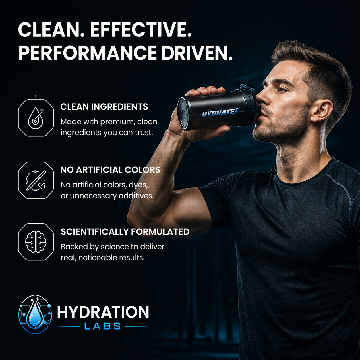 HYDRATE! (Peach Mango) Advanced Electrolyte Hydration Powder