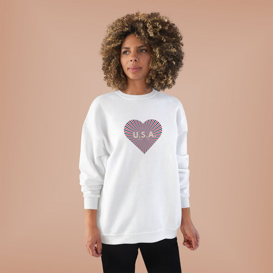 Cute AMERICAN Pride Sweatshirt, Red, White and Blue