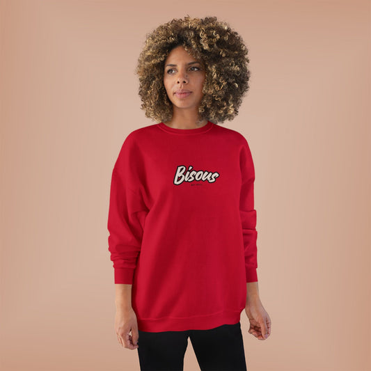 Cute BISOUS Crewneck Sweatshirt