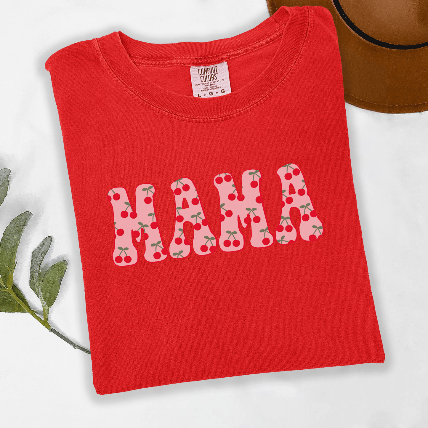 Mama & Mini Cherry Red and Pink  T-shirt or Crewneck Sweatshirt