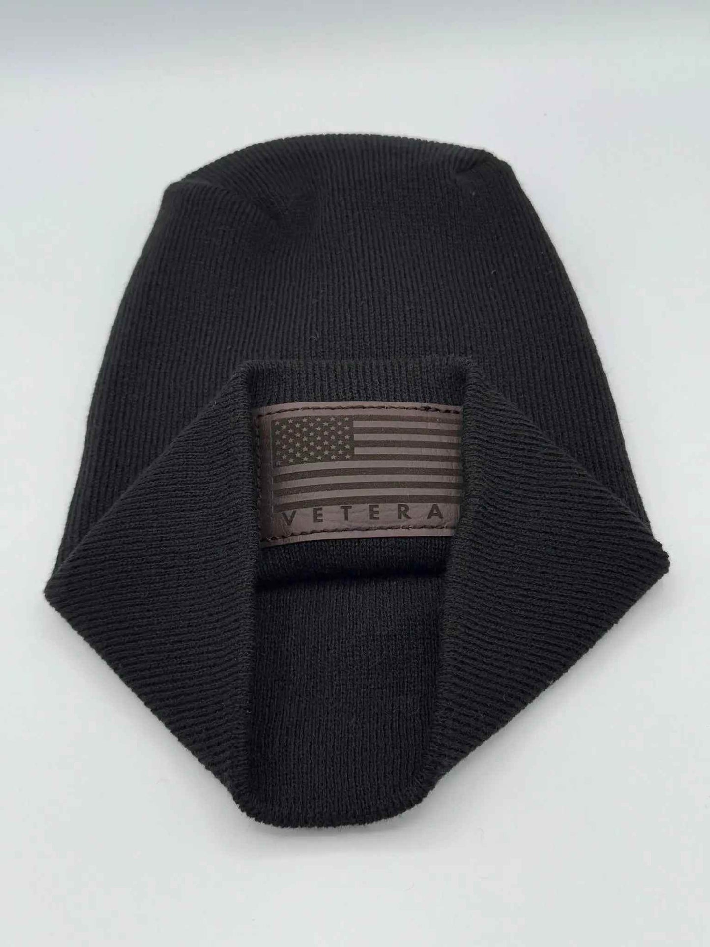 H Stitch Cuffed Beanie, Veterans Collection