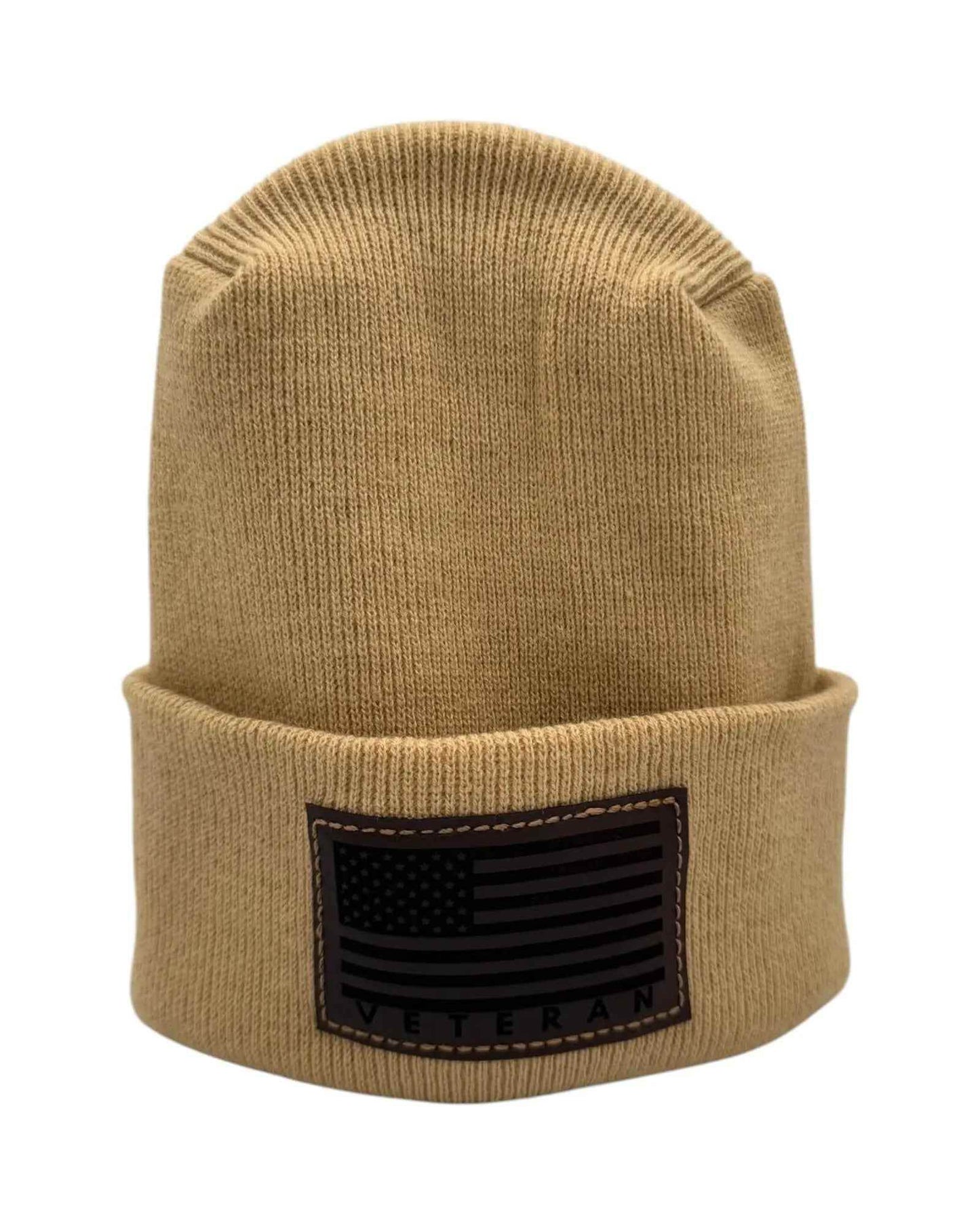 H Stitch Cuffed Beanie, Veterans Collection