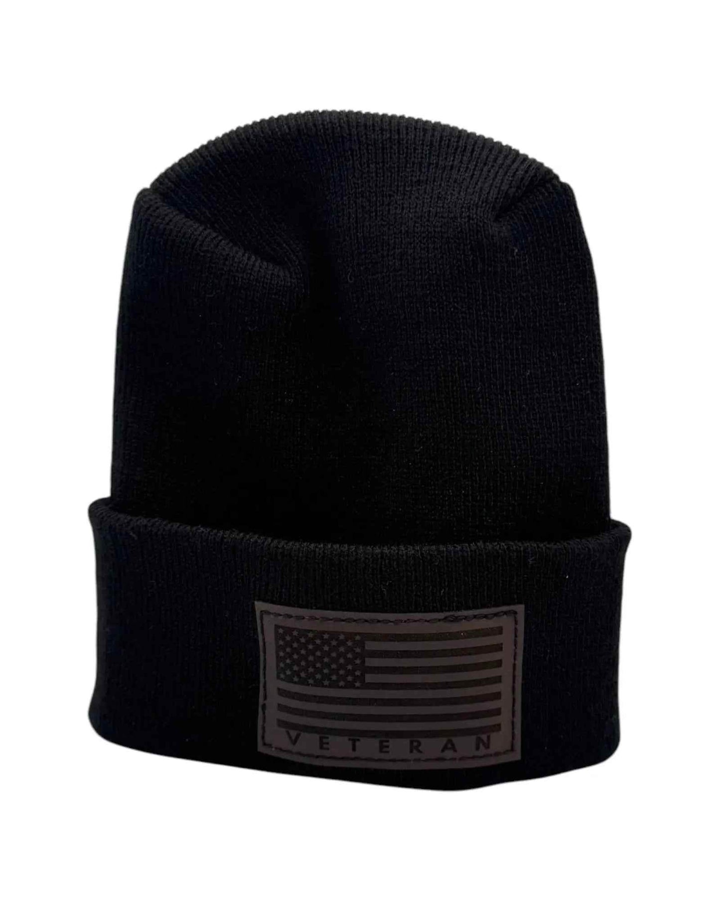 H Stitch Cuffed Beanie, Veterans Collection