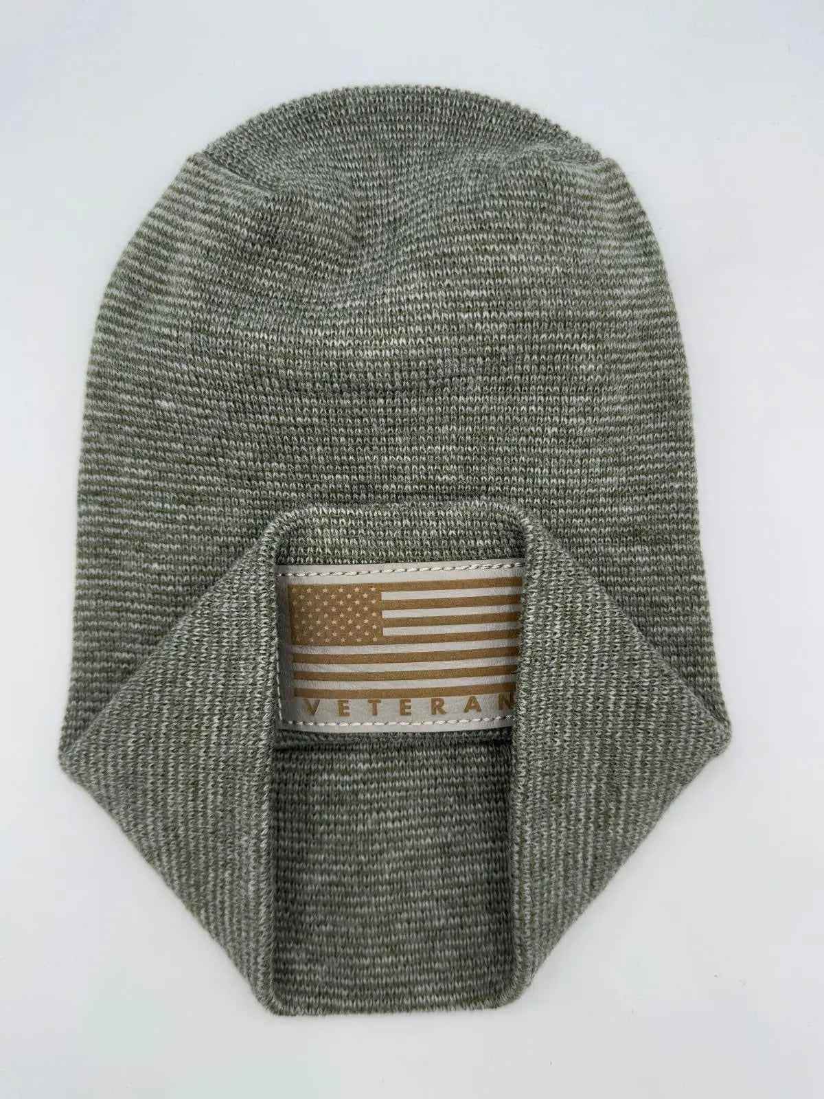 H Stitch Cuffed Beanie, Veterans Collection