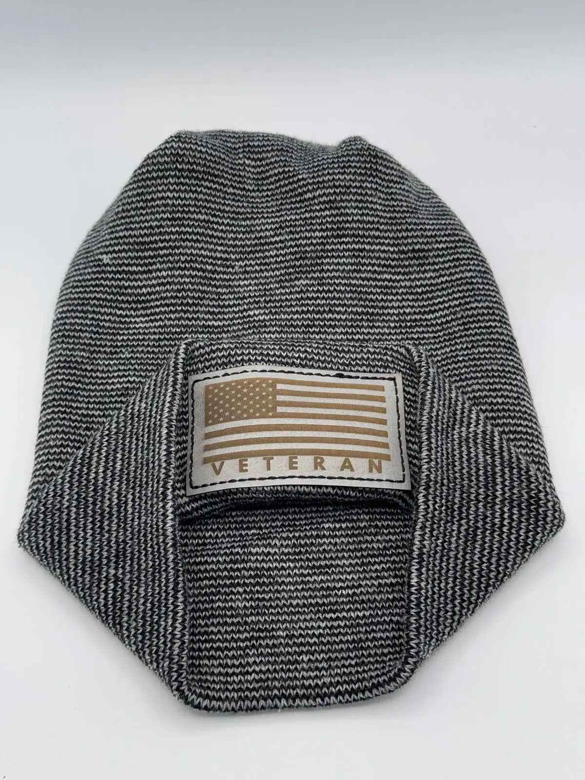 H Stitch Cuffed Beanie, Veterans Collection