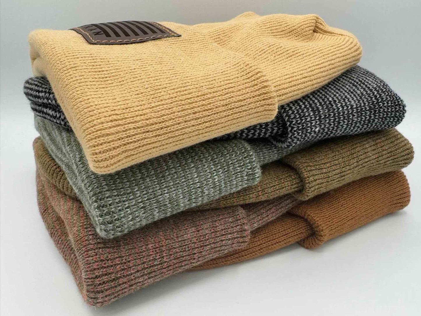 H Stitch Cuffed Beanie, Veterans Collection