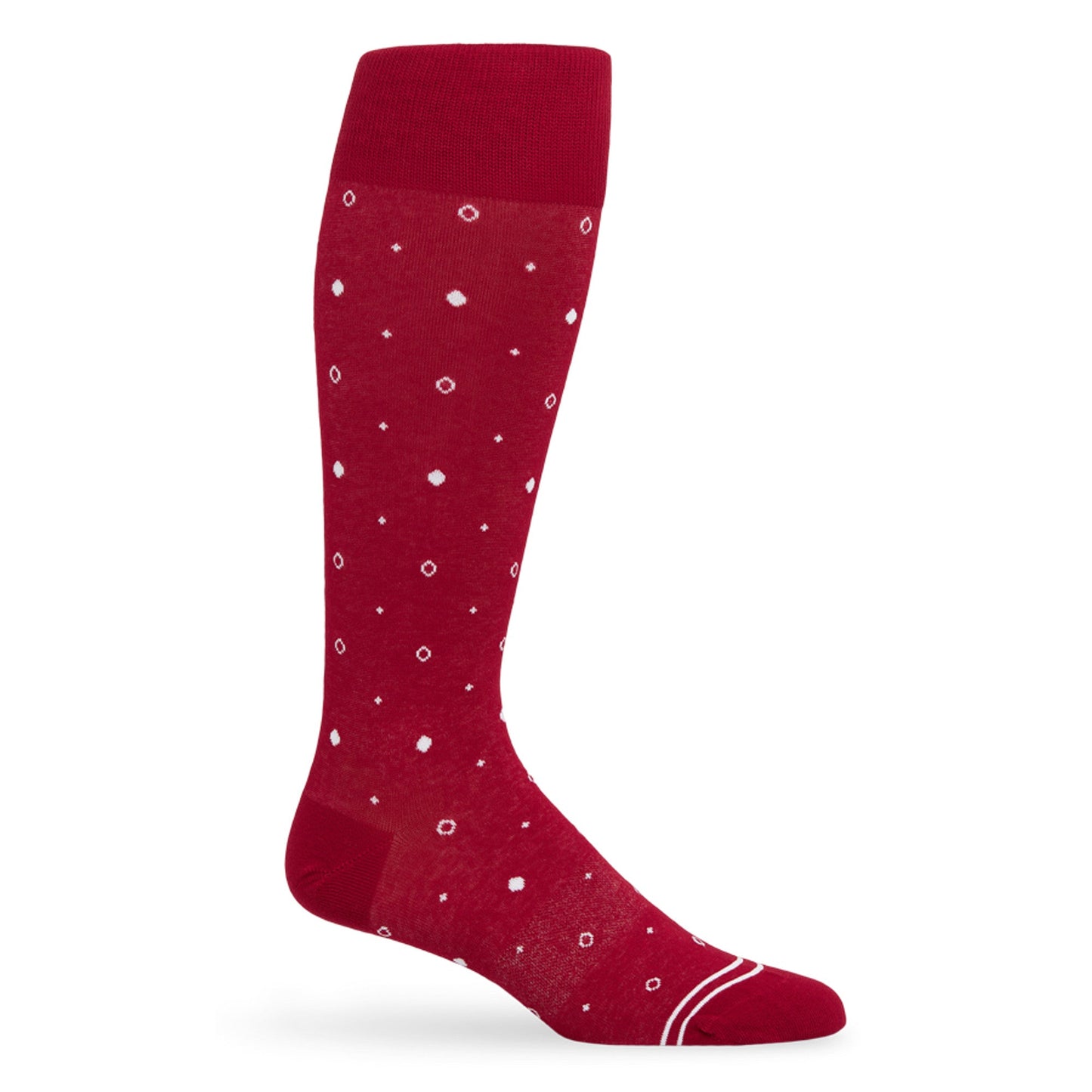 Cardinal Mixed Dots Dress Socks