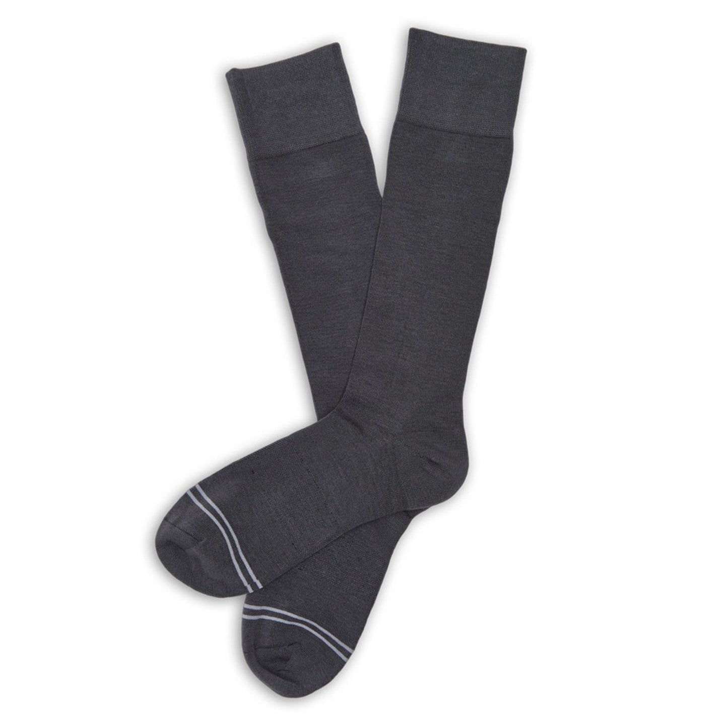 Asher 6-Pack - Charcoal Dress Socks