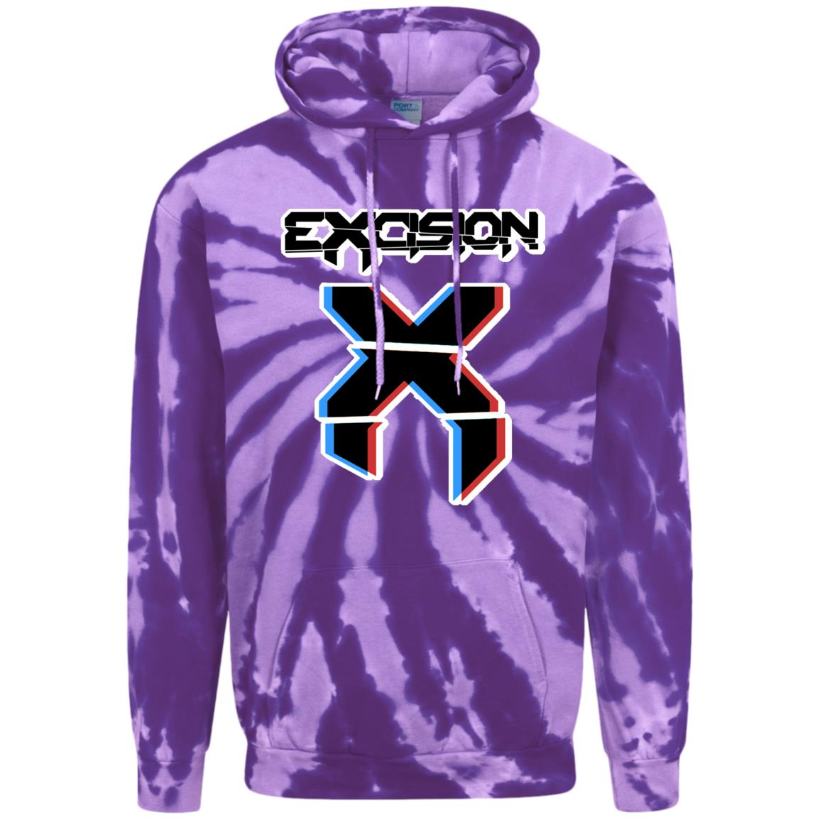 Excision Tie-Dye Pullover Hoodie