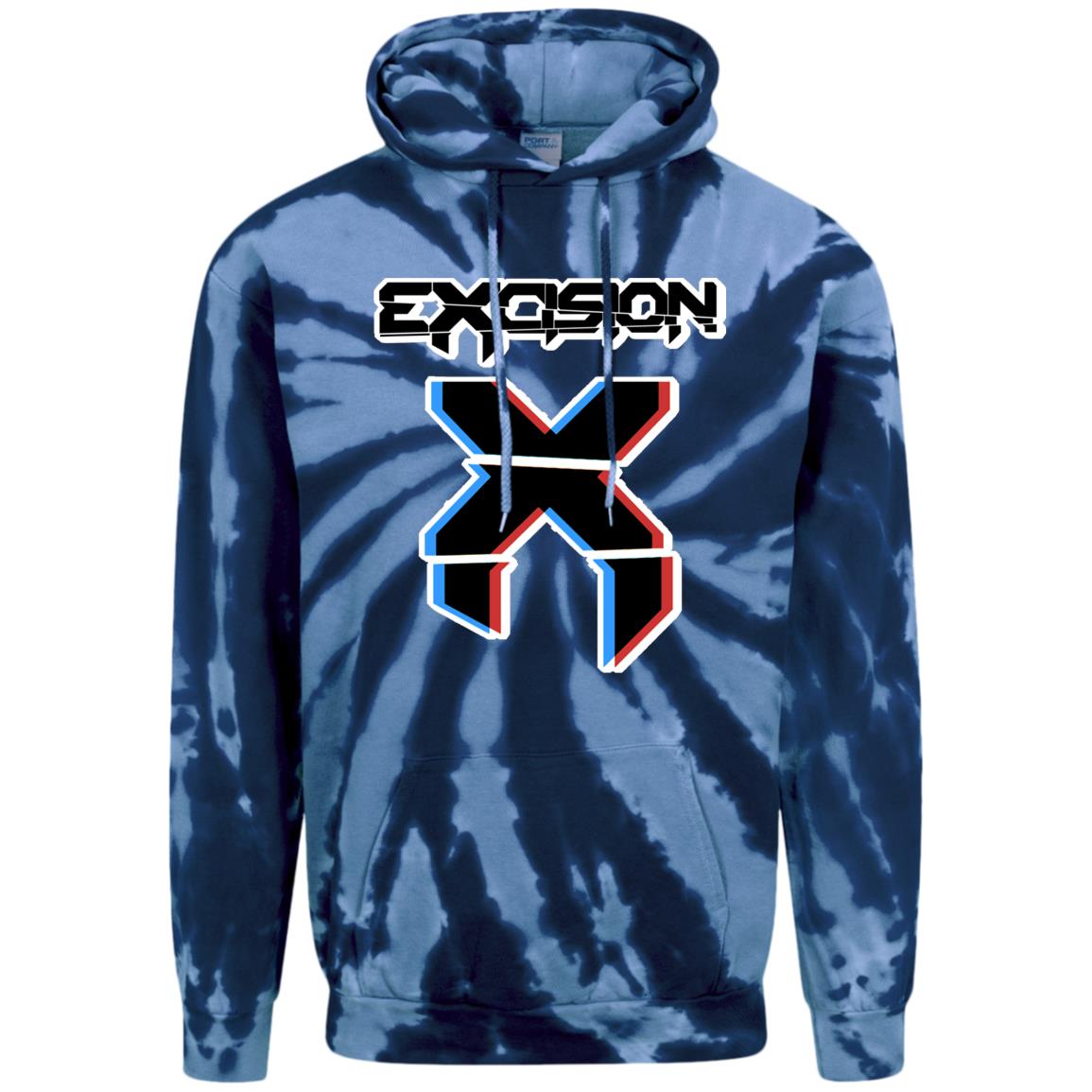 Excision Tie-Dye Pullover Hoodie