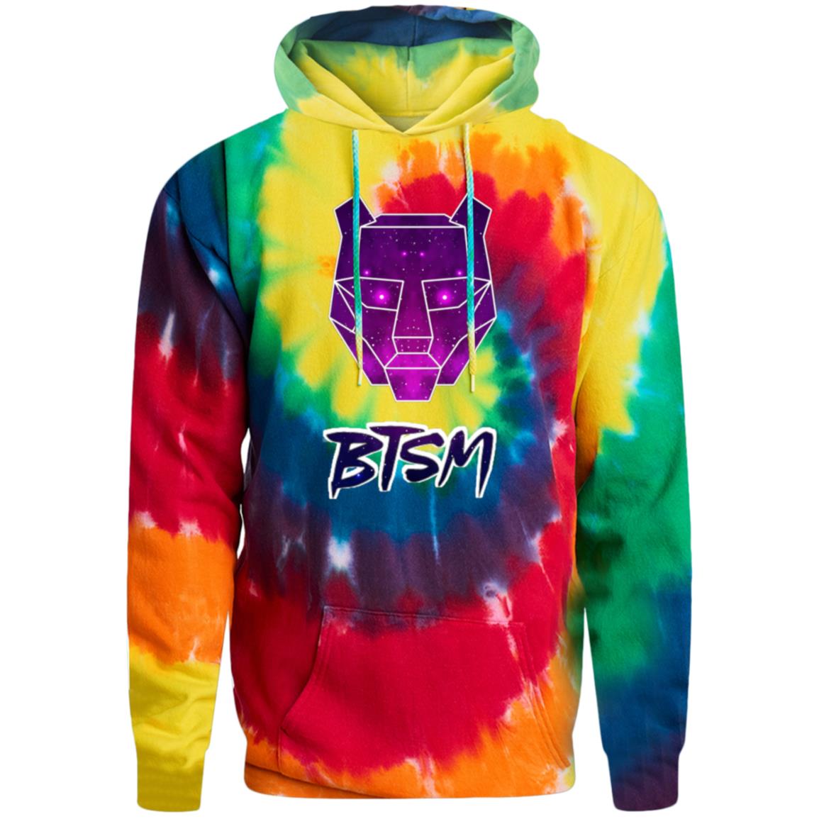 BTSM Black Tiger Sex Machine Tie-Dye Pullover Hoodie