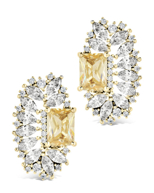 Nina Elongated CZ Stud Earrings