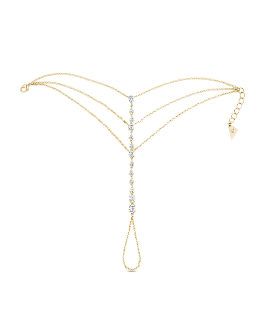 Anselma CZ Hand Chain