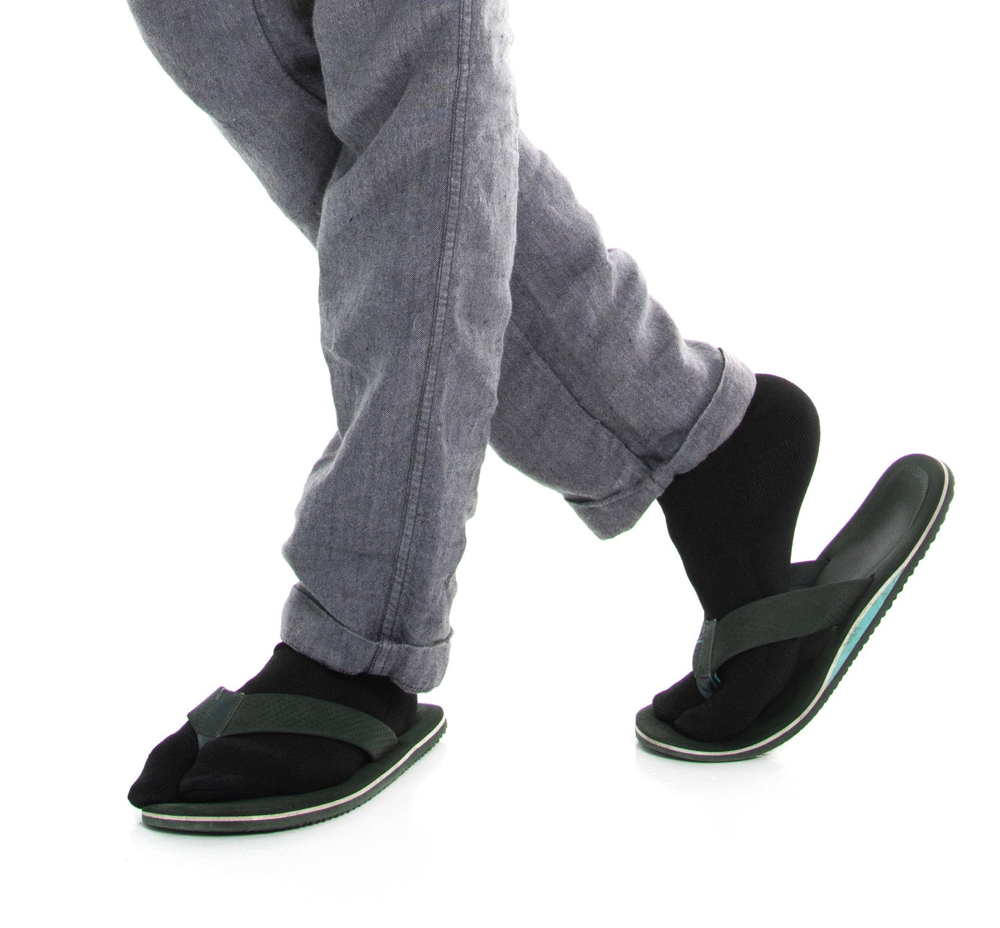 V-Toe Flip-Flop Socks Ankle Tabi 3 Pairs Thicker Comfy Warm Styles Athletic or Casual