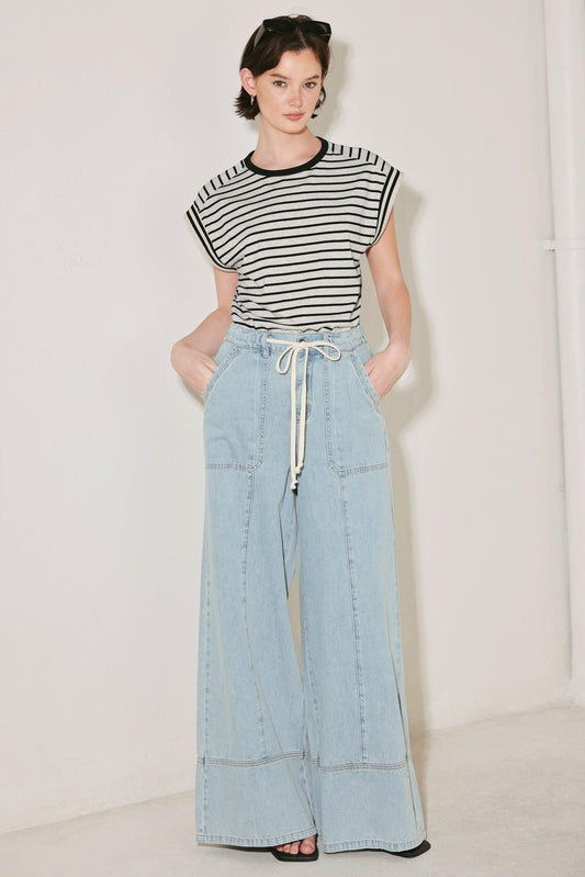 WEEKEND SOUNDTRACK DENIM PANTS